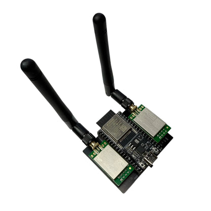 NRF24L01 High-Power Wireless Module Kit - ESP32 DevKitC, E01C & 5V 2A Power Supply for 2.4GHz Testing