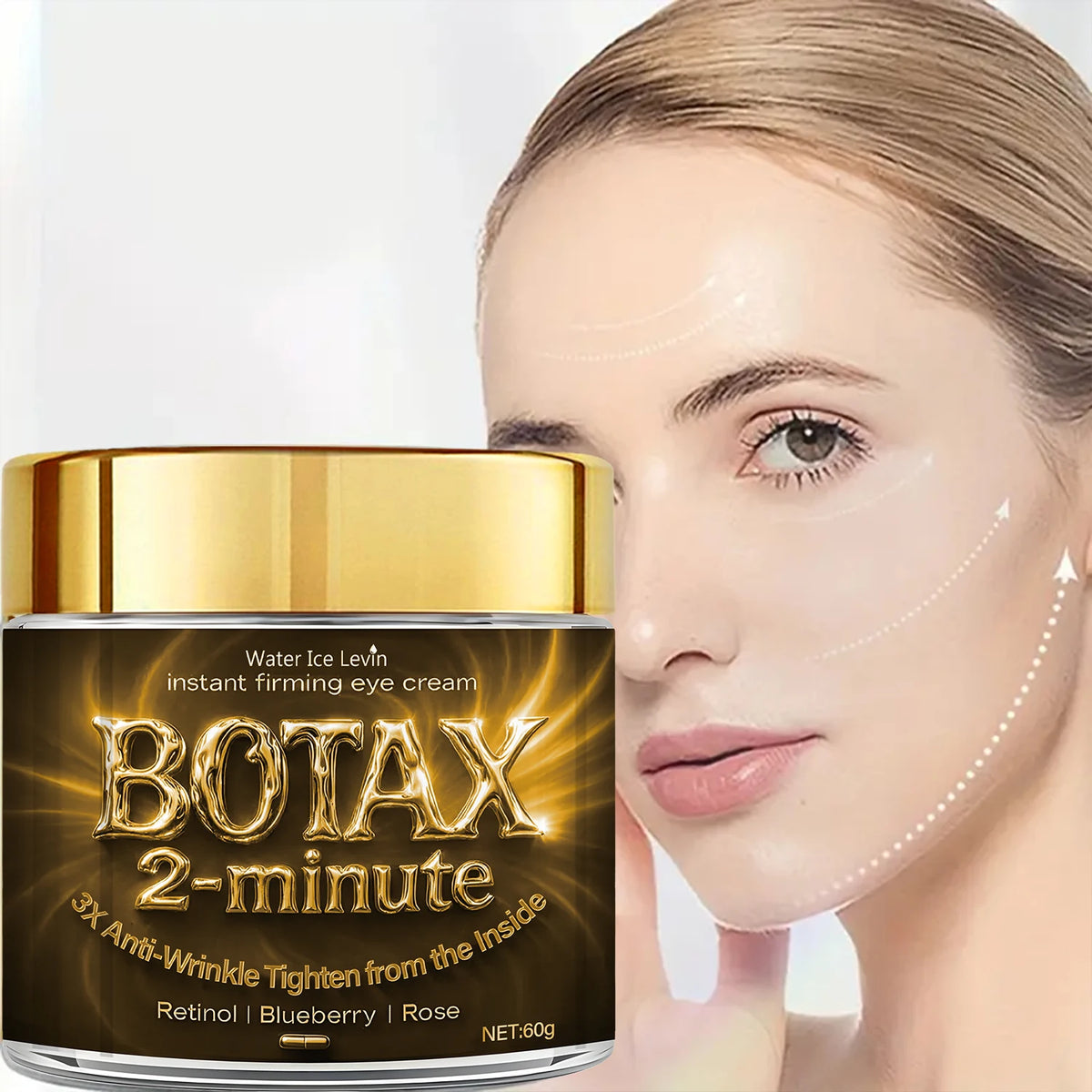 Retinol & Bee Venom Firming Face Cream - Instant Moisturizing & Wrinkle-Tightening Skincare Treatment