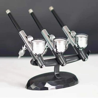 Durable Desktop Airbrush Holder Stand – Multi-Use Airbrush Storage for Painting, Makeup, Nail Art & Car Spray Tools