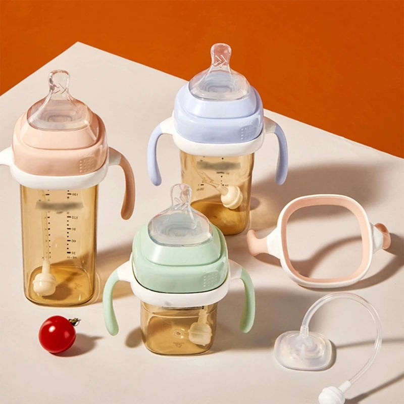 BPA-Free Classic Newborn Bottle Grip Handle – Compatible Silicone Handles for Hegen Bottle, Baby Feeding Accessories