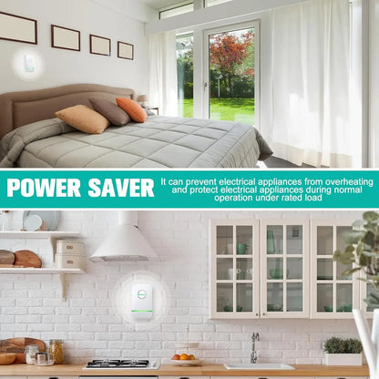 Household Power Saver Box – Voltage Stabilizer Device with EU/US Plug for Home, Office & Factory (90–250V)