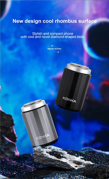 2024 New Type-C Rechargeable Mini Electric Shaver – Waterproof, High-Speed, Long-Endurance Wet & Dry Shaving Device