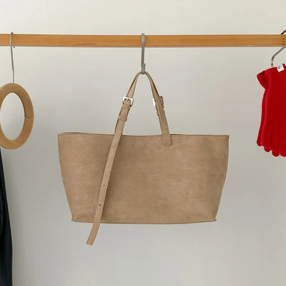 Women's Casual PU Leather Tote Bag – Soft Shoulder Handbag Large Capacity Shopper Purse 2026 New