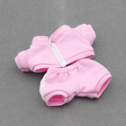 Fashion Sports Outfit for 15cm/17cm Labubu Dolls – Peaked Cap Suit Ropa Labubu Doll Clothes Accessories