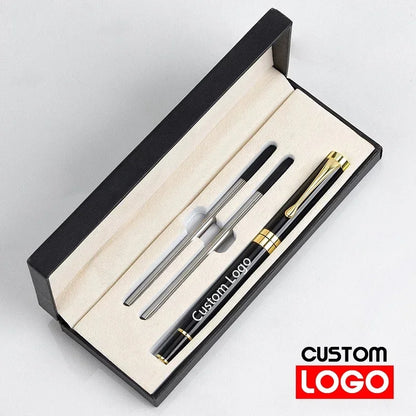 Luxury Metal Ballpoint Pen Gift Set — School, Business & Office Signature Roller Pen, Student Stationery Supplies