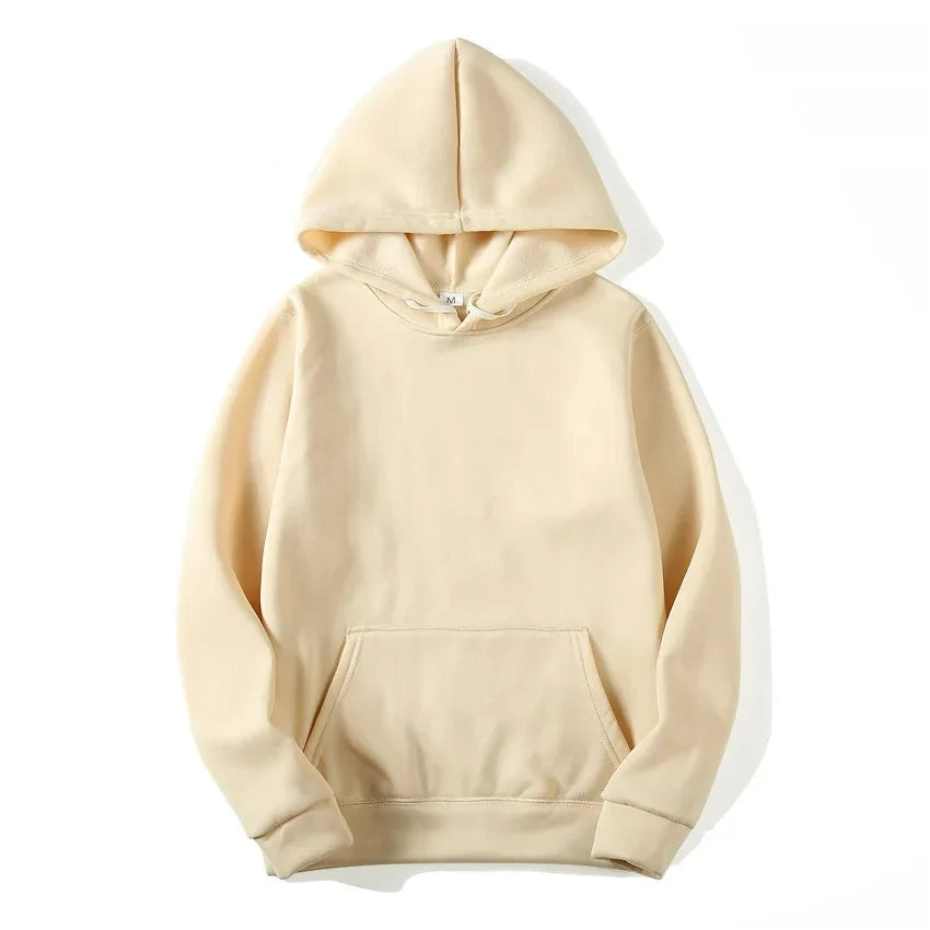 Fashion Men's & Women's Hoodies – Casual Solid Color Sweatshirts for Spring, Autumn, Winter
