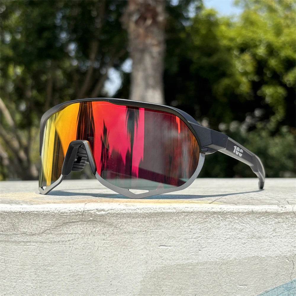 100% UV400 Cycling Sunglasses — TR90 Sports Glasses for MTB, Mountain Biking, Fishing, Hiking & Riding, Unisex