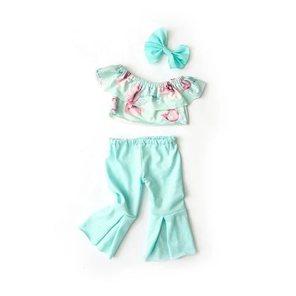 18-Inch Doll Clothes for American Girl Dolls — Bell-Bottoms & T-Shirt Set, Pretend Play Outfit, Gift for Girls
