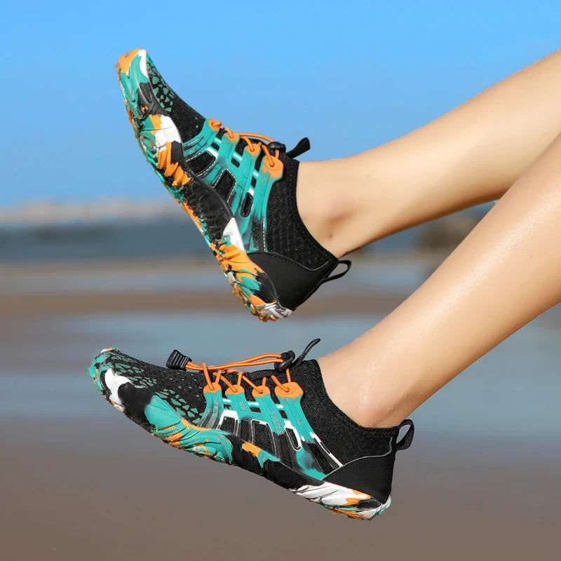 Kids & Adults Summer Aqua Shoes — Anti-Slip Water Beach Sneakers, Sizes 26-41