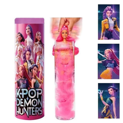 NEW KPop Demon Hunters Doll Toy — Rumi Mira Zoey Action Figure, Princess Baby Girl DIY Plastic Toy for Girls