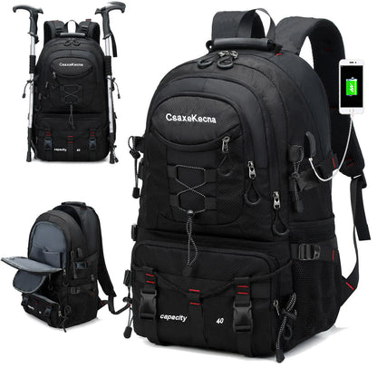 40L Waterproof Lightweight Travel Backpack | Outdoor Hiking Camping Backpack for Men and Women