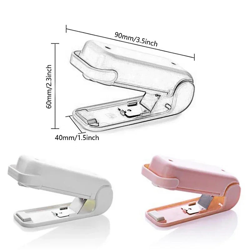 Mini Heat Sealing Machine – Portable Food Bag Sealer for Kitchen, Plastic Bag Closure & Packing Tool