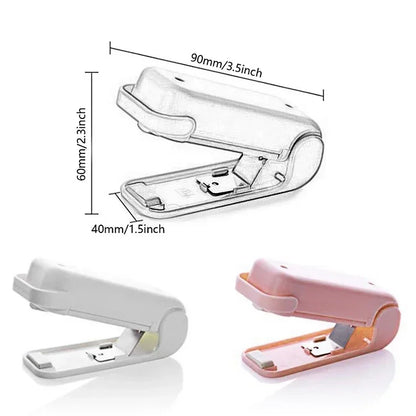 Mini Heat Sealing Machine – Portable Food Bag Sealer for Kitchen, Plastic Bag Closure & Packing Tool