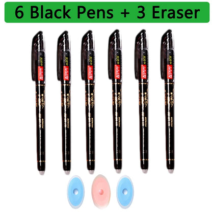 Kawaii Erasable Gel Pens 25-Piece Set - Cute School and Office Writing Pens for Notebooks and Stationery