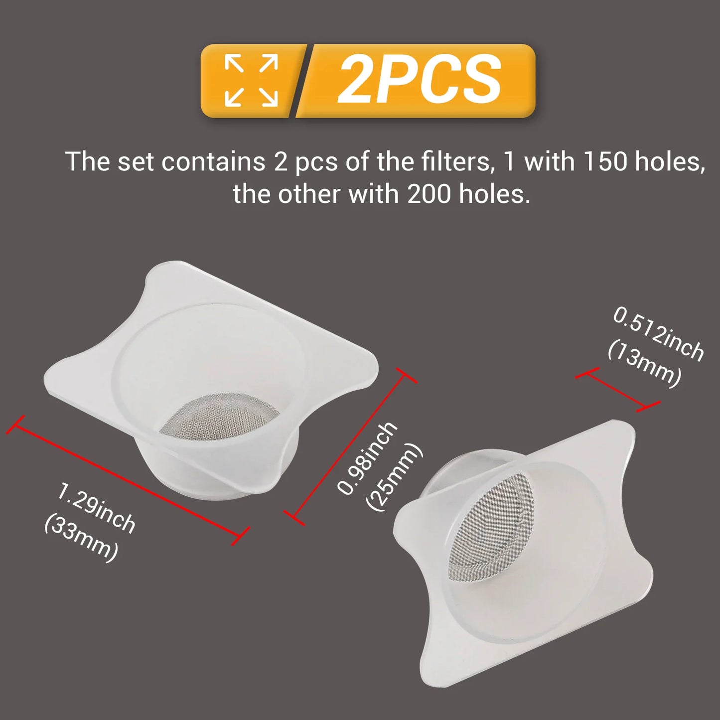 2pcs Airbrush Paint Purification Cups – Remove Impurities for NCT-SJ81/83, NCT-130/116