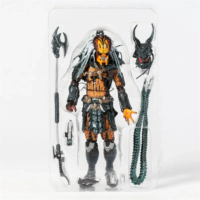 NECA Predator Clan Leader 7-Inch Action Figure with Accessories – Collectible Model Toy