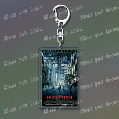 Classic Movie Keychains – Jaws, Fight Club, Avatar Pendant Key Rings for Bags & Fan Gifts
