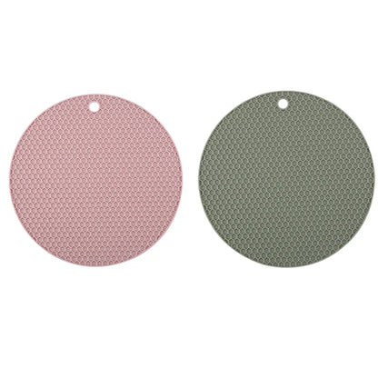 2/4 PCS Multifunction Heat Resistant Silicone Mats – Nonslip Drink Coasters, Pot Holders & Kitchen Placemats