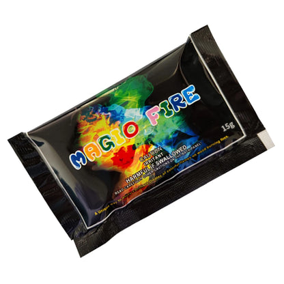 Magical Fire Color Changer - Party Flames Packets, Glowing Fire Pit and Bonfire Colorant, Vibrant Flame Powder for Campfires and Outdoor Celebrations