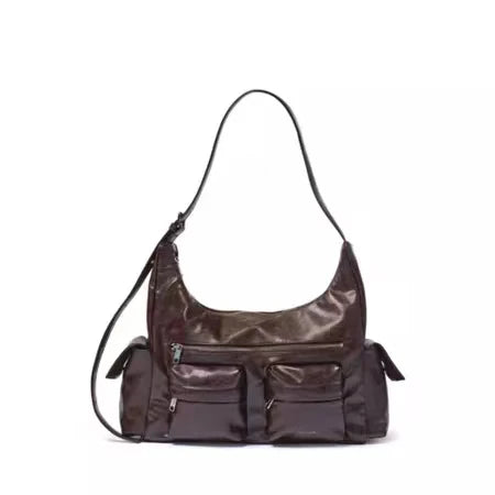 SAMO ONDOH Korean Medium Motorbike Crossbody Bag – Same Style as Song Yuqi