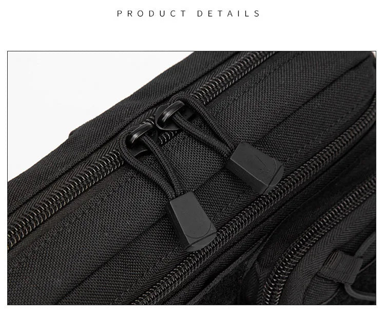 1000D EDC Molle Organizer Pouch – Horizontal Utility Tool Bag, Outdoor Waist Pack for EMT, Hunting & Fanny Pack Use