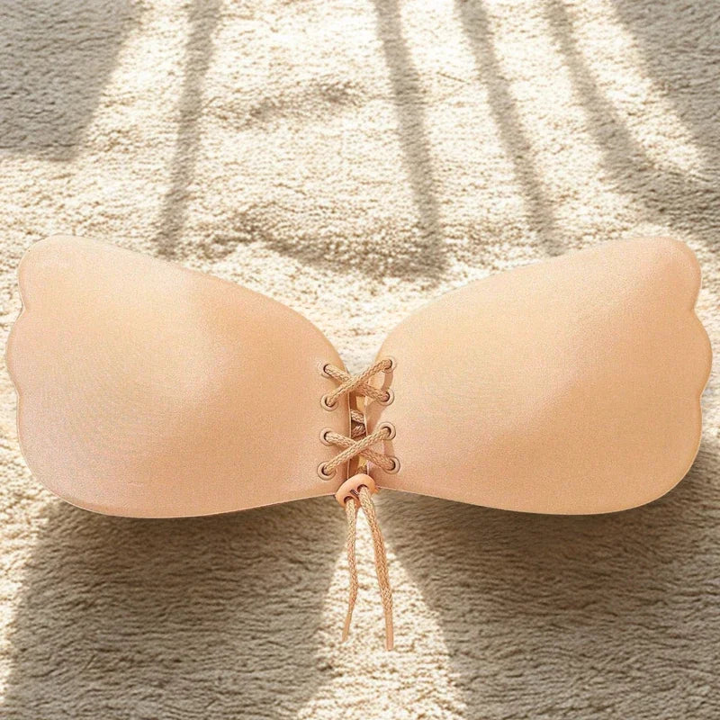 Invisible Nude Push-Up Bra Paste – Sexy Silicone Chest Stickers for Women, Wedding & Daily Use