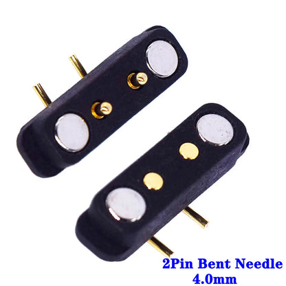 Magnetic Pogo Pin Connector - 2-10 Pin Spring Loaded Male Female DC Power Socket with 2.54/4.0/2.8mm Pitch