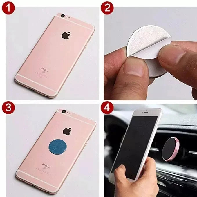 Magnetic Metal Plates for Car Phone Holder: Universal Iron Sheet Sticker Stand - Compatible with Mobile Phone Magnet Mounts, 1/20Pcs