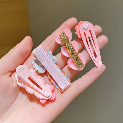 14-Piece Sweet Pink Hairpins - Cute Versatile Hair Accessories for Girls, Everyday Styling & Special Occasions