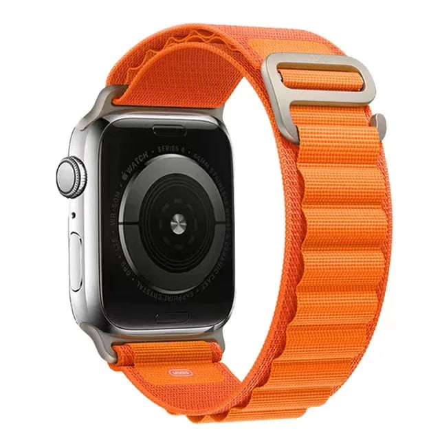 Alpine Loop Nylon Sport Strap for iWatch — Compatible with Series 4–10, 42/46/49mm Bands
