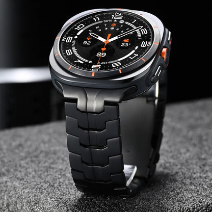 Stainless Steel Strap for Samsung Galaxy Watch Ultra 2025 – Metal Correa Band 47mm No-Gap Bracelet for Men