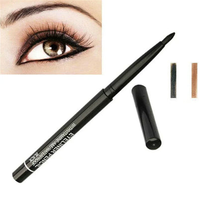 3PCS Waterproof & Smudge-Proof Black Eyeliner Pencils – Long-Lasting, Bold Eye Makeup with Smooth Glide Formula