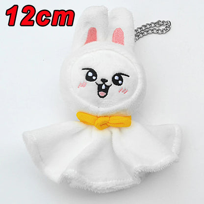 310style Skzoo Plush Pencil Case – Kawaii Kpop Stray Wolf Stuffed Animal Toy, Cartoon Plush Doll for Kids Gift