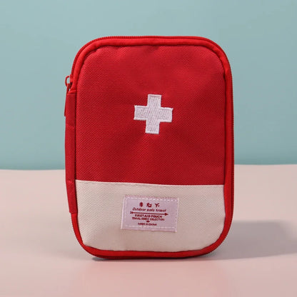 Portable Medicine Bag – Cute First Aid Kit Organizer, Medical Emergency Kit for Travel, Outdoor & Household Pill Storage