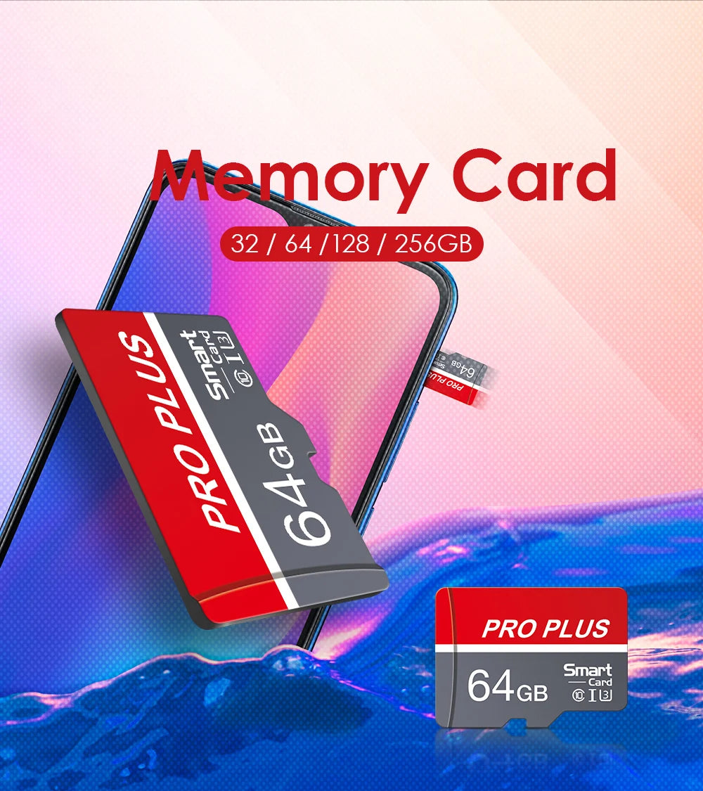 Original High-Speed Memory Card – 4GB to 256GB SD/TF Flash Card for Smartphone & Surveillance Camera