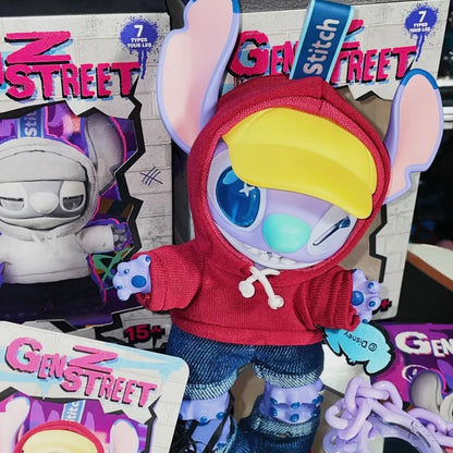 Miniso Disney Stitch Gen Z Street Series Blind Box – Vinyl Figure Pendant & Bag Charm Gift