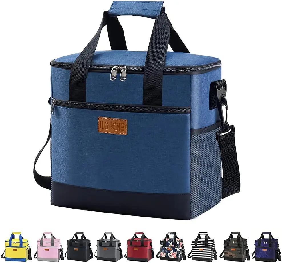 15L Collapsible Cooler Bag – Large Insulated Picnic Lunch Bag for Outdoor Travel, Camping, BBQ & Family Party
