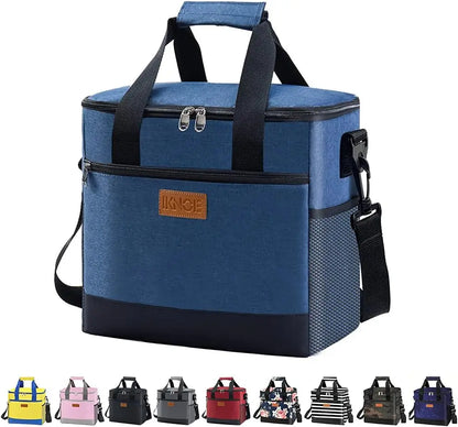 15L Collapsible Cooler Bag – Large Insulated Picnic Lunch Bag for Outdoor Travel, Camping, BBQ & Family Party