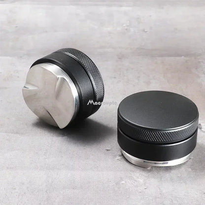 Coffee Distributor Espresso Leveler — Adjustable Palm Tamper with 3 Angled Slopes for 51/53/58mm Portafilters