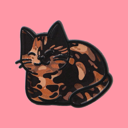 Cute Black Cat Enamel Pin - Cartoon Anime Brooch Lapel Badge for Backpack & Clothing Accessories