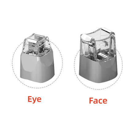 Portable 2 in 1 EMS Eye & Face Vibration Massager - Dark Circle Remover & Anti-Aging Eye Wrinkle Beauty Care Tool