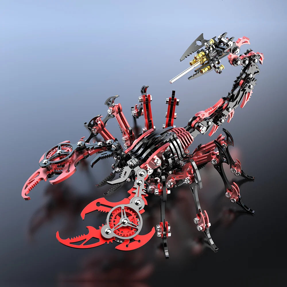 3D Metal Mechanical Insect Puzzle – Anti-Stress Assembly Toy Kit for Kids and Adults