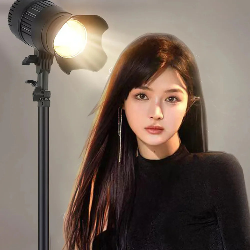 RGB LED Photography Fill Light - 51W Dimmable Video Light with Remote Control for Live Streaming, Recording and Photography