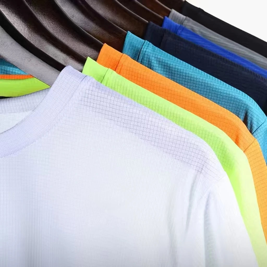 Men's Quick-Dry Sports T-Shirt - Lightweight Short Sleeve Running & Gym Fitness Top