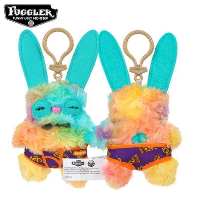 Original Fuggler Tooth Monster Keychain – Cute Wide-Eyed Plush Toy, Funny Ugly Monster Doll Pendant Gift