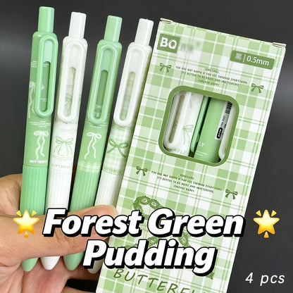 3-Piece Neutral Pens - Black Ink Student Writing Pens with Comfortable Grip