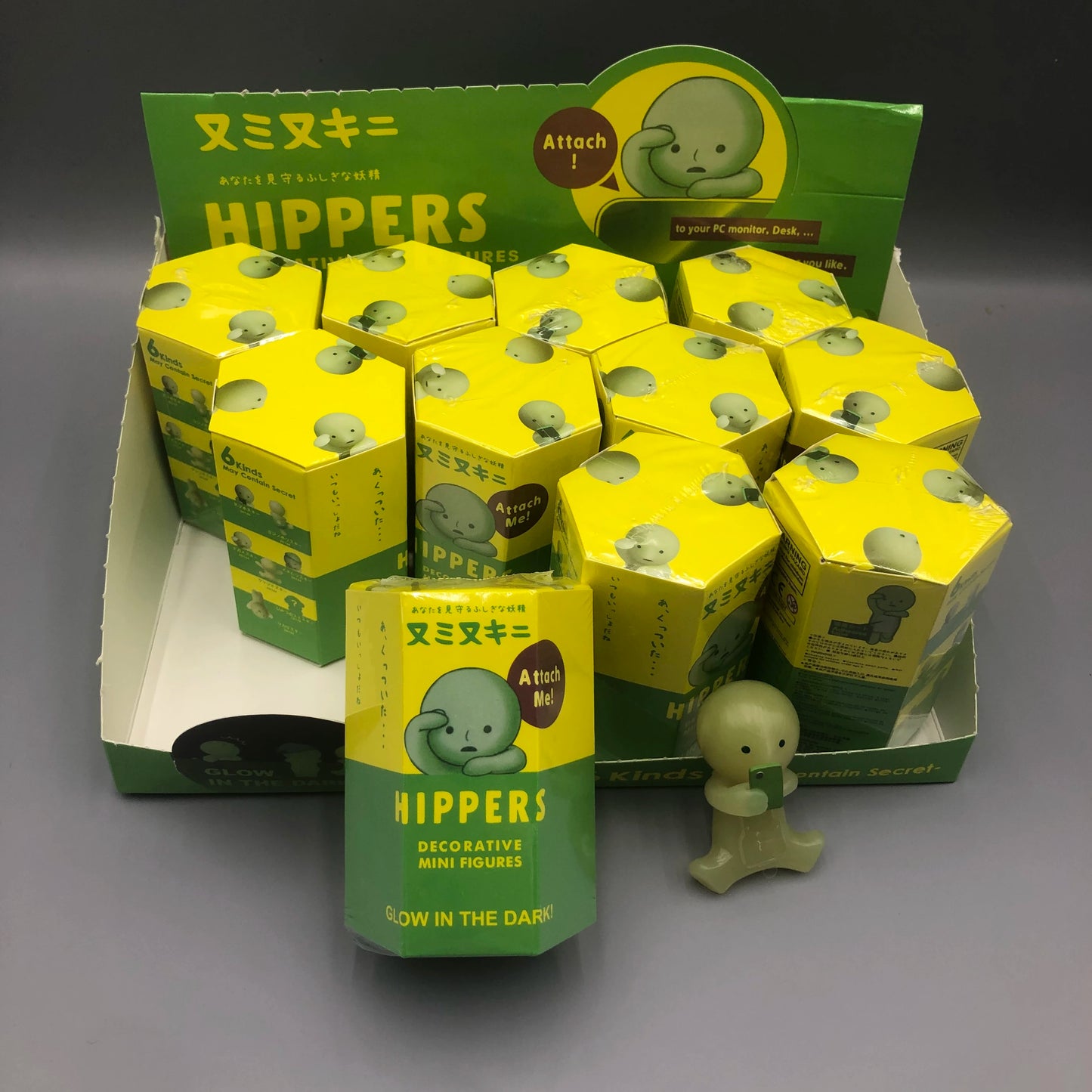 Smiski Hippers Luminous Elf Blind Box – Cute Mini Night Light Doll, Cartoon Figure Christmas Gift