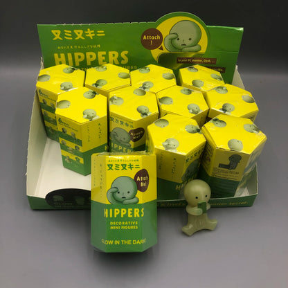 Smiski Hippers Luminous Elf Blind Box – Cute Mini Night Light Doll, Cartoon Figure Christmas Gift