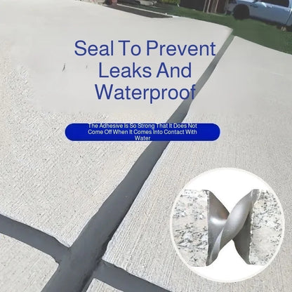 Waterproof Concrete Crack Filler - Quick-Setting Adhesive Leak Repair Sealant for Roofs, Walls, Floors, and Pools
