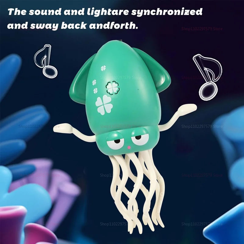 Magic Electric Dancing Octopus Toy – Interactive Light & Music Squid for Toddler Development, Kids Entertainment & Gifts